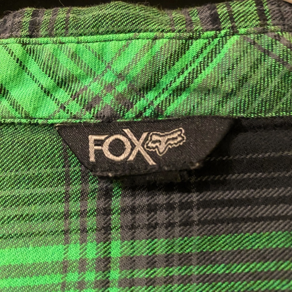 Vintage Fox collared button down long sleeved shirt size xs